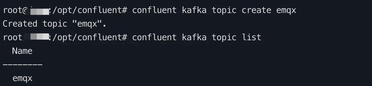 kafka create topic