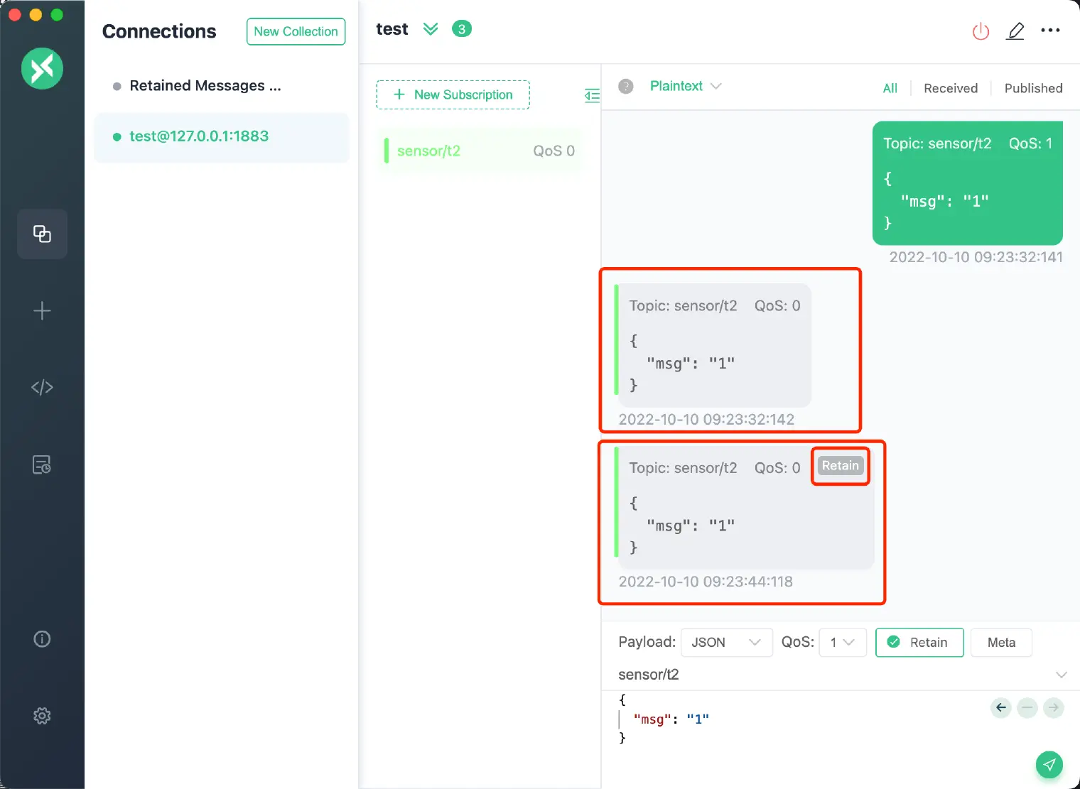 MQTT Retained Messages