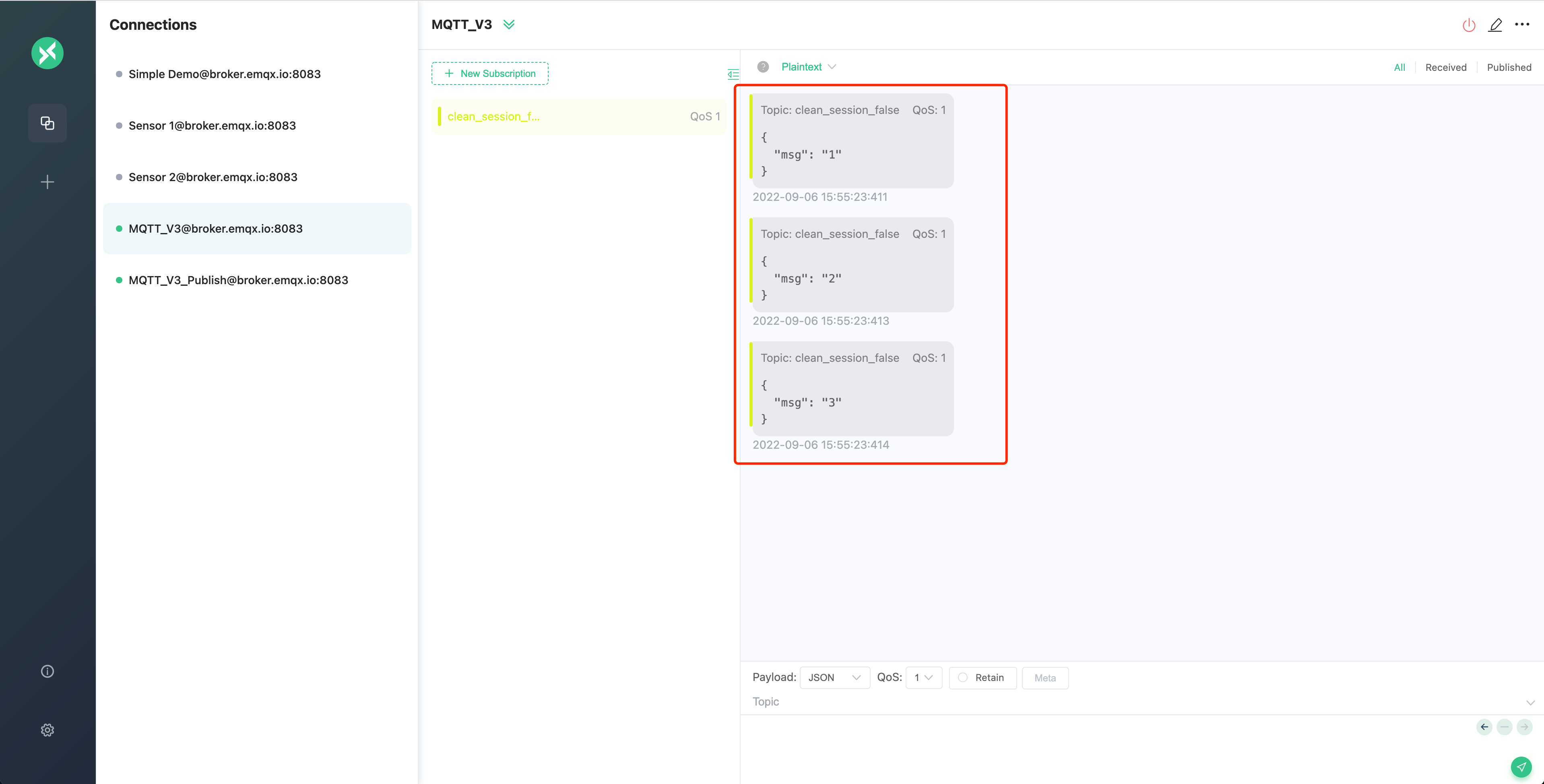 MQTT 訊息