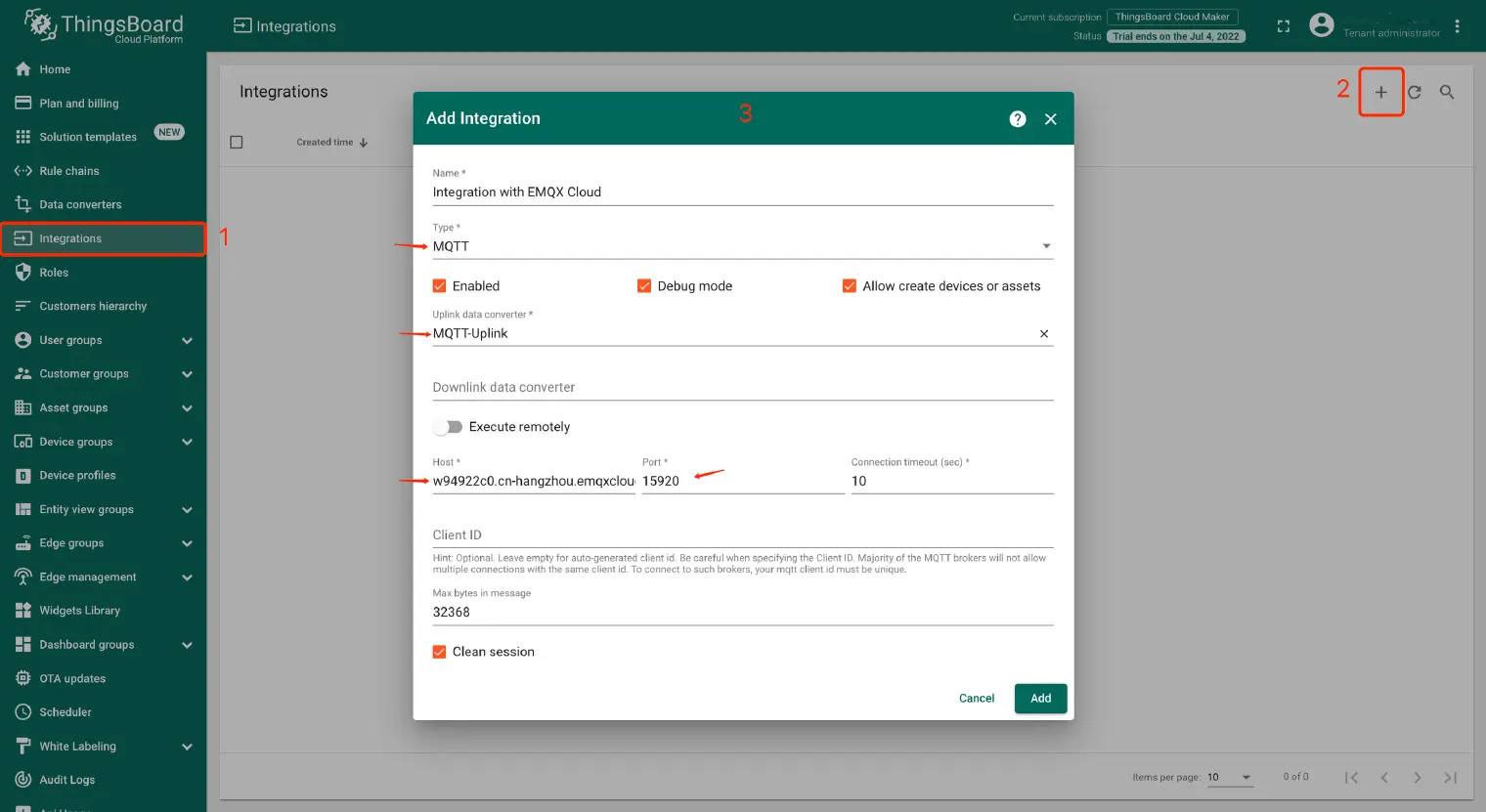 ThingsBoard Integrations