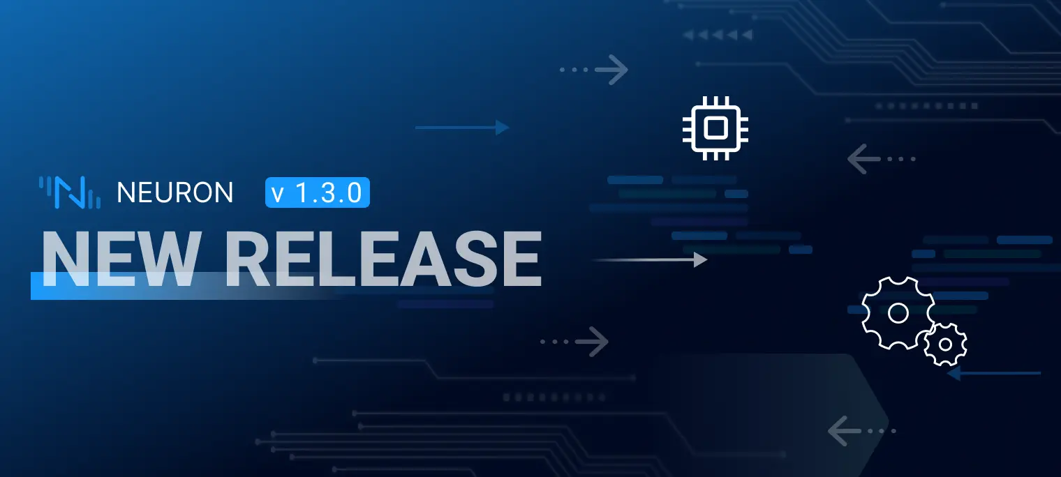 Neuron v1.3.0 is officially released with one-stop access to industrial data