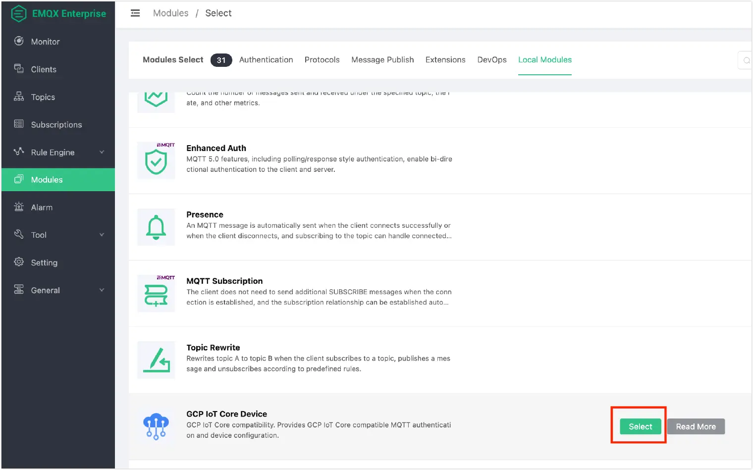 GCP IoT Core Device