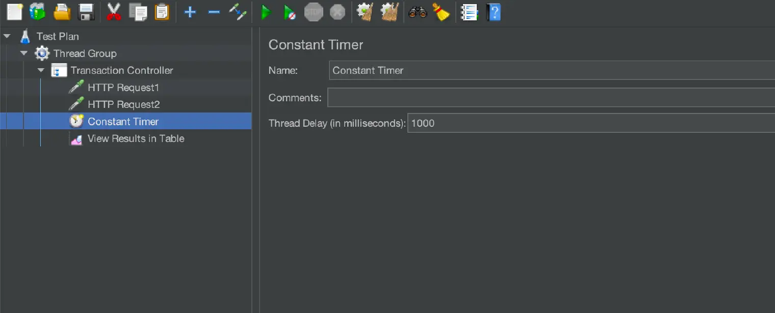 JMeter Constant Timer 2