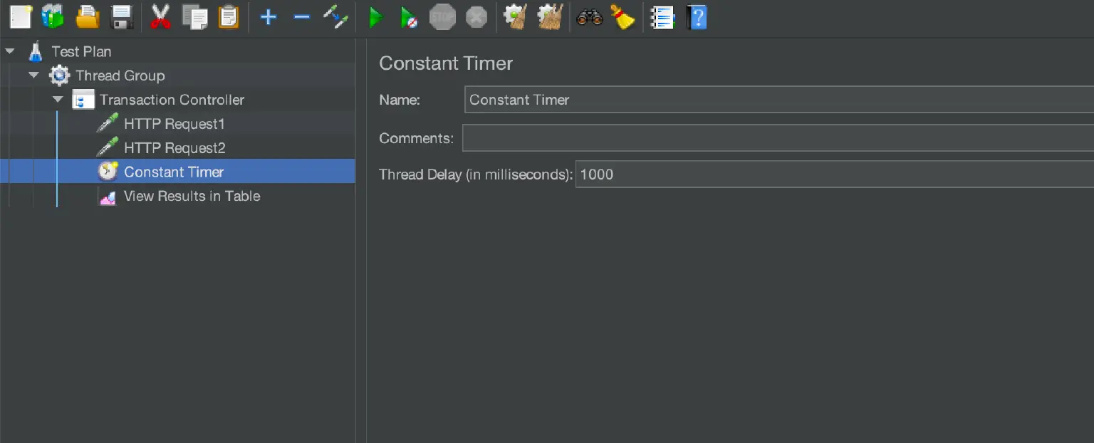 JMeter Constant Timer 2