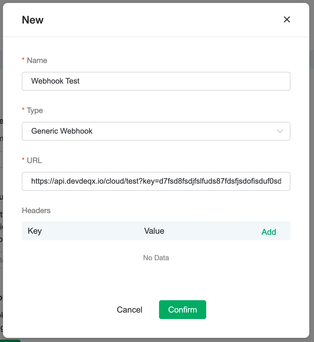 EMQX Cloud Webhook