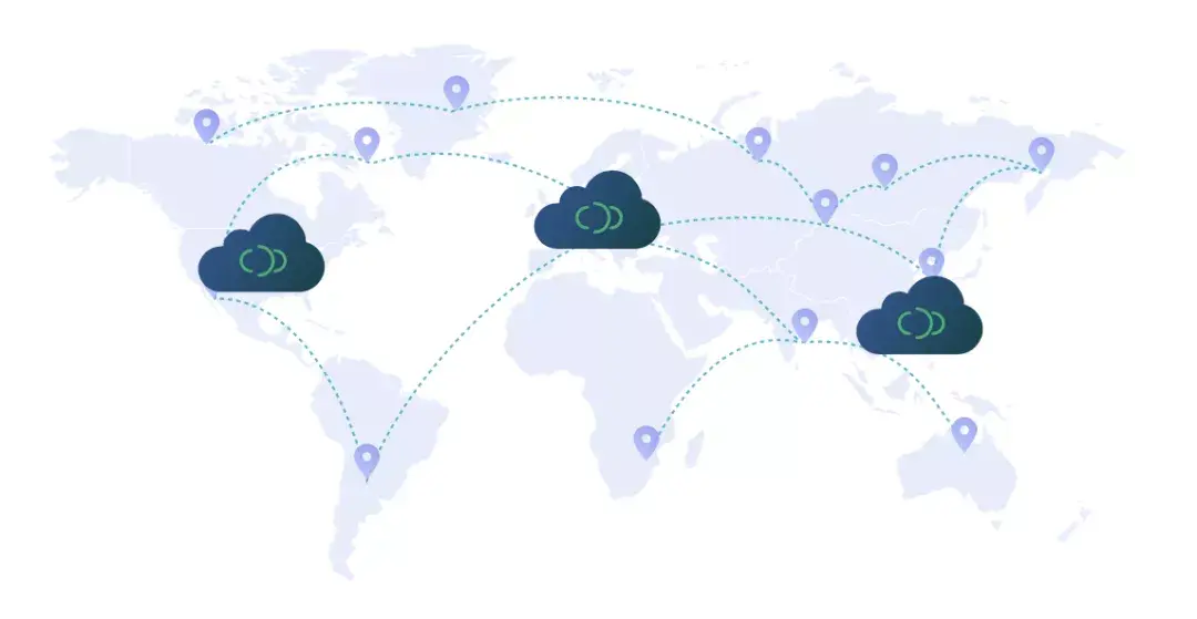 EMQX Cloud 提供跨多云的统一 MQTT 云服务