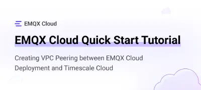 Save device data to Timescale Cloud using the EMQX Cloud Rule Engine