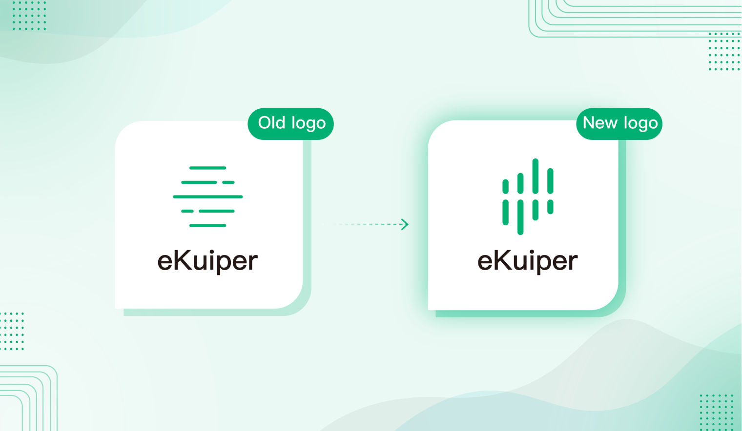 eKuiper old logo vs new logo