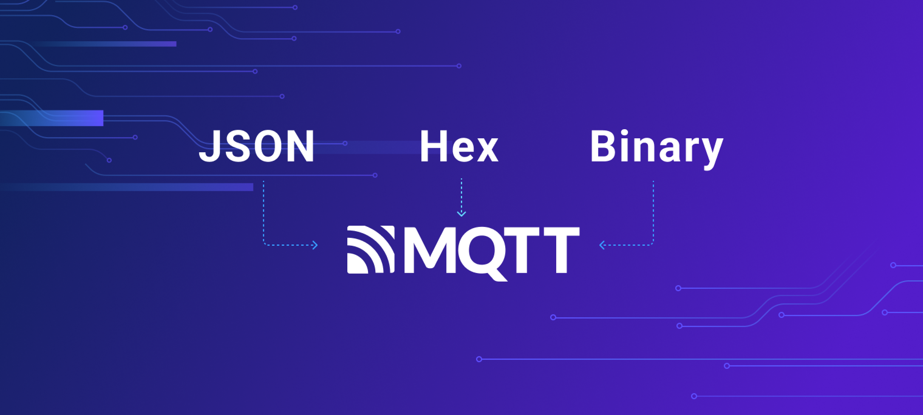 如何在 MQTT 中处理 JSON、十六进制和二进制数据