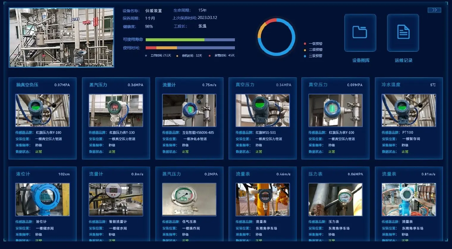 智擎信息 AI 视觉识别产品的表计读数识别界面