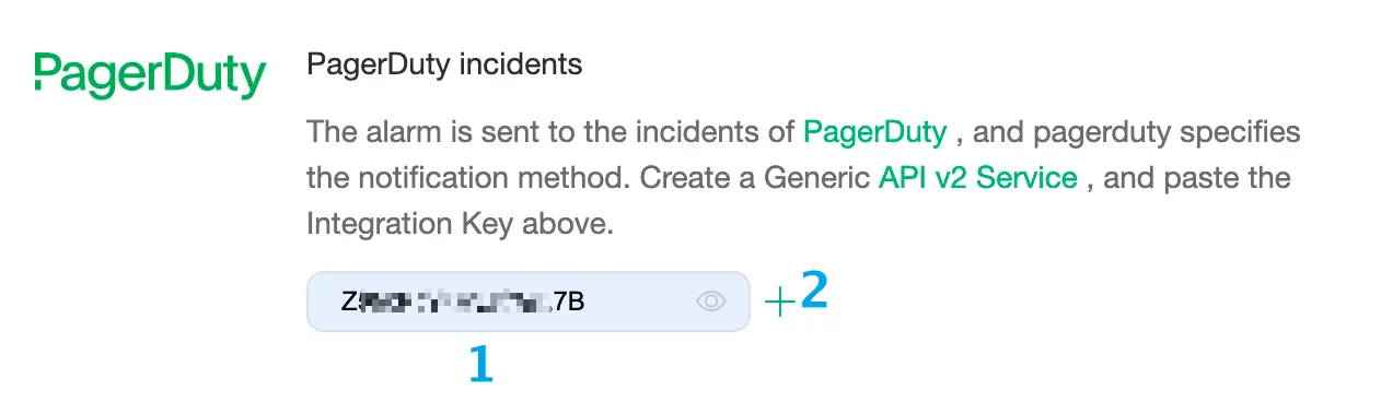 Fill in the Integration key on EMQX Cloud