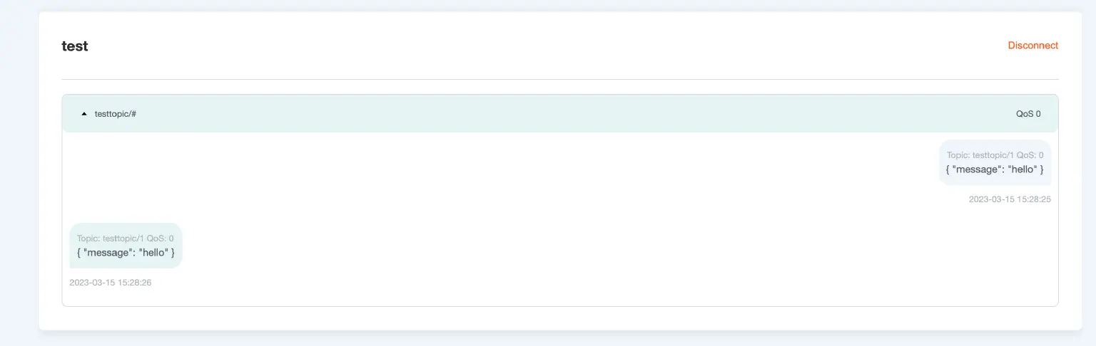Receive and send messages