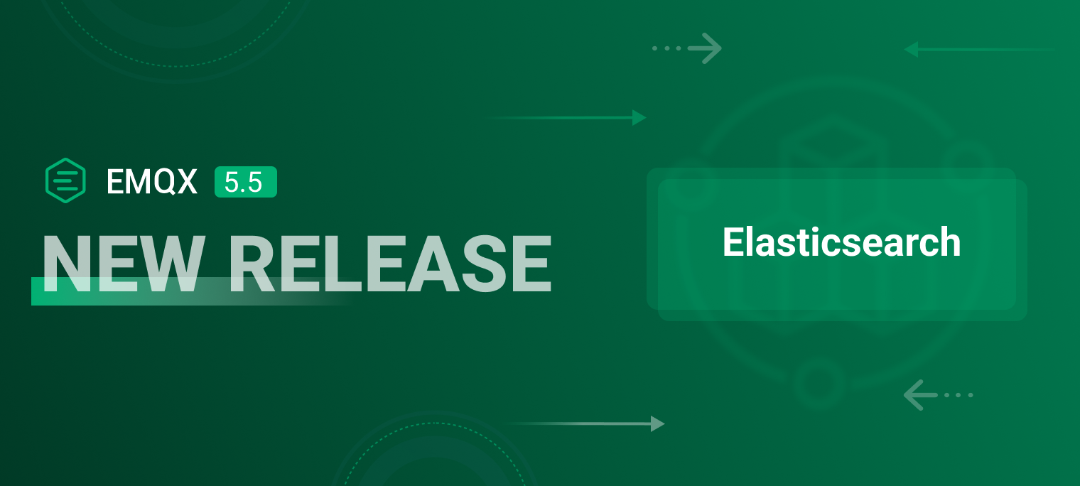 EMQX Enterprise 5.5 Released: New Elasticsearch Integration and Enhanced Observability