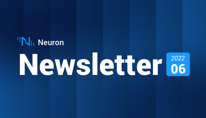 Neuron Newsletter 2022-06｜新增 1 个南向驱动、开源前端代码