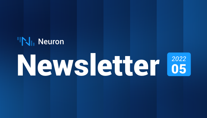 Neuron Newsletter 2022-05｜Added 2 new southing drivers and 1 northing application