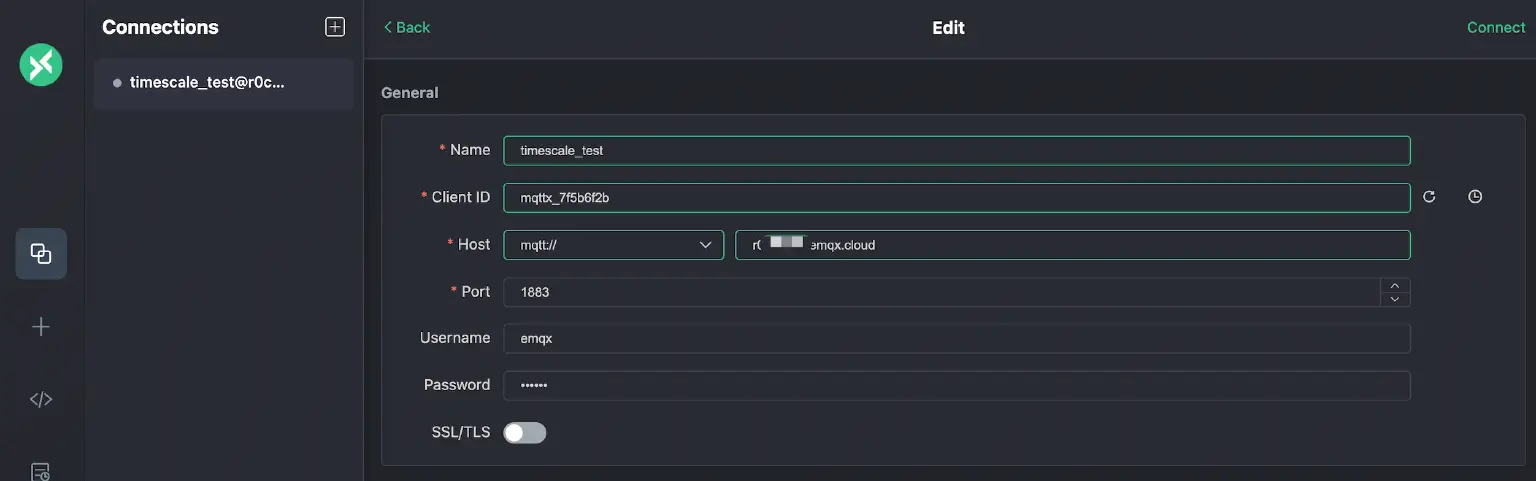 Click 'New Connection'