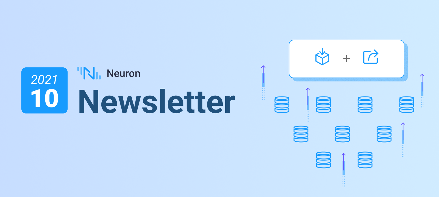 v2.0 will focus on data collection, aggregation, and forwarding - Neuron Newsletter 202110