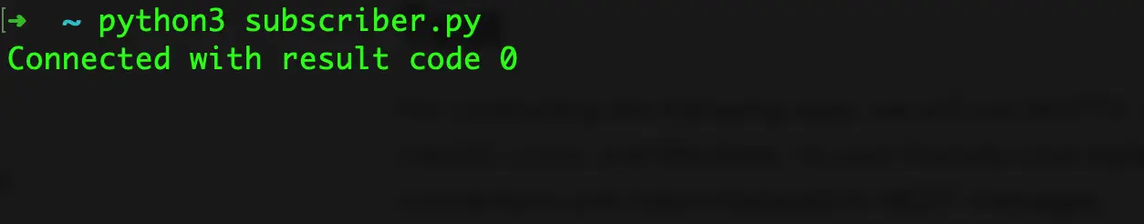 python3 subscriber.py