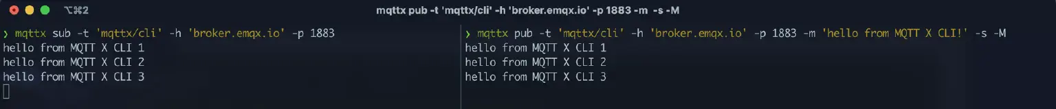 Publishing multiple messages