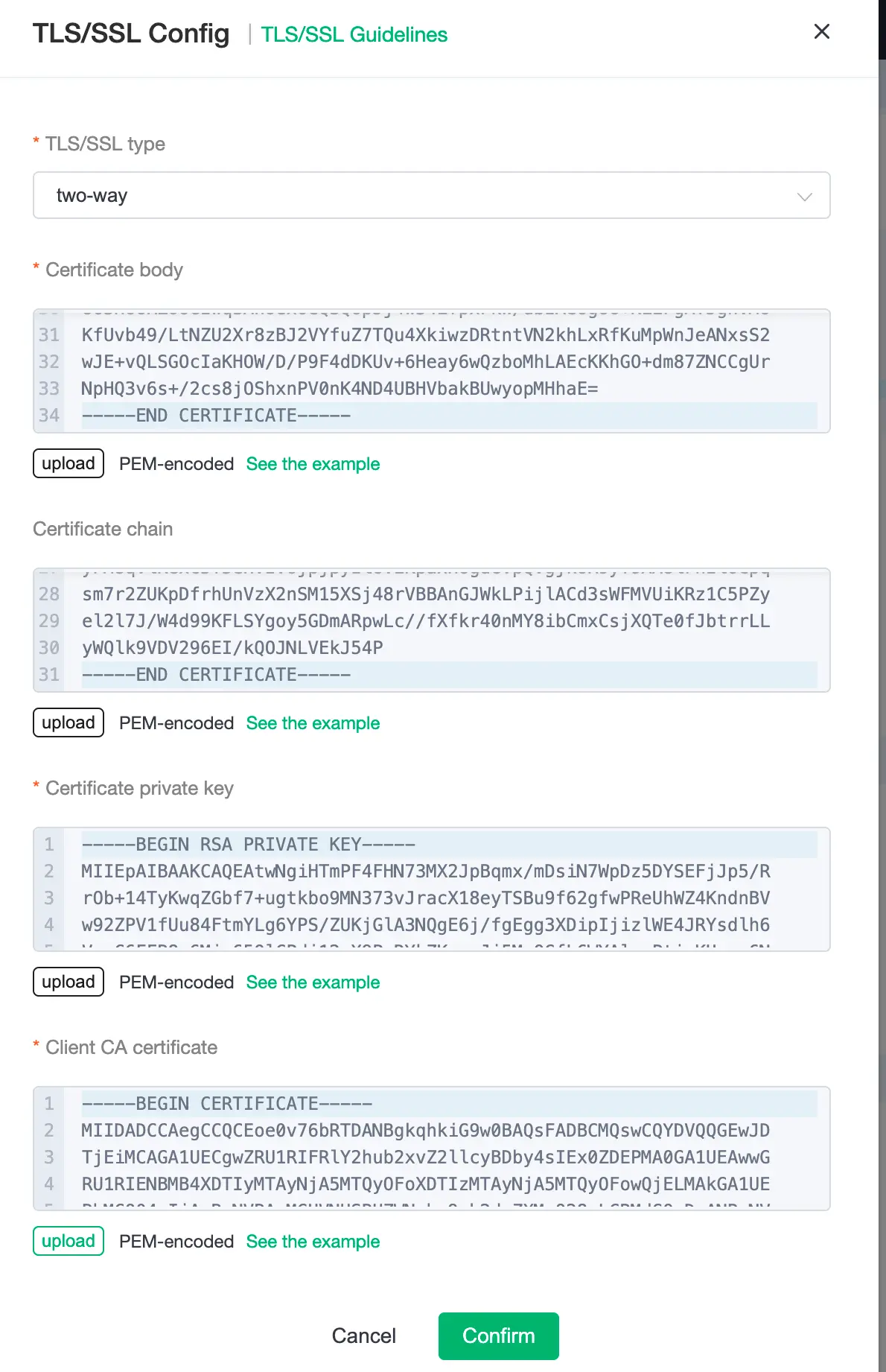 SSL Config