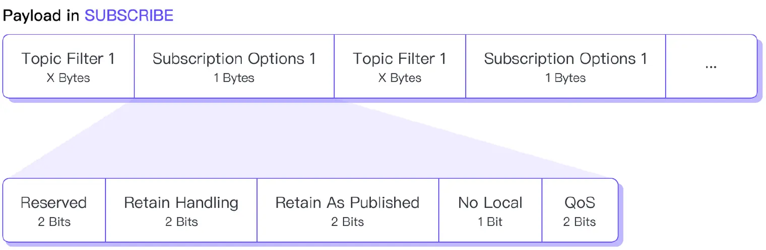 SUBSCRIBE 报文的有效载荷