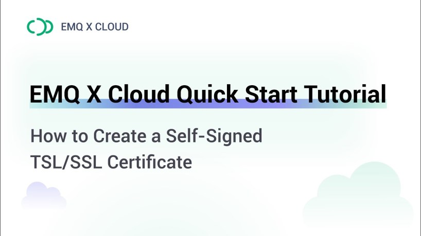 How to Create a Self-Signed TSL/SSL Certificate