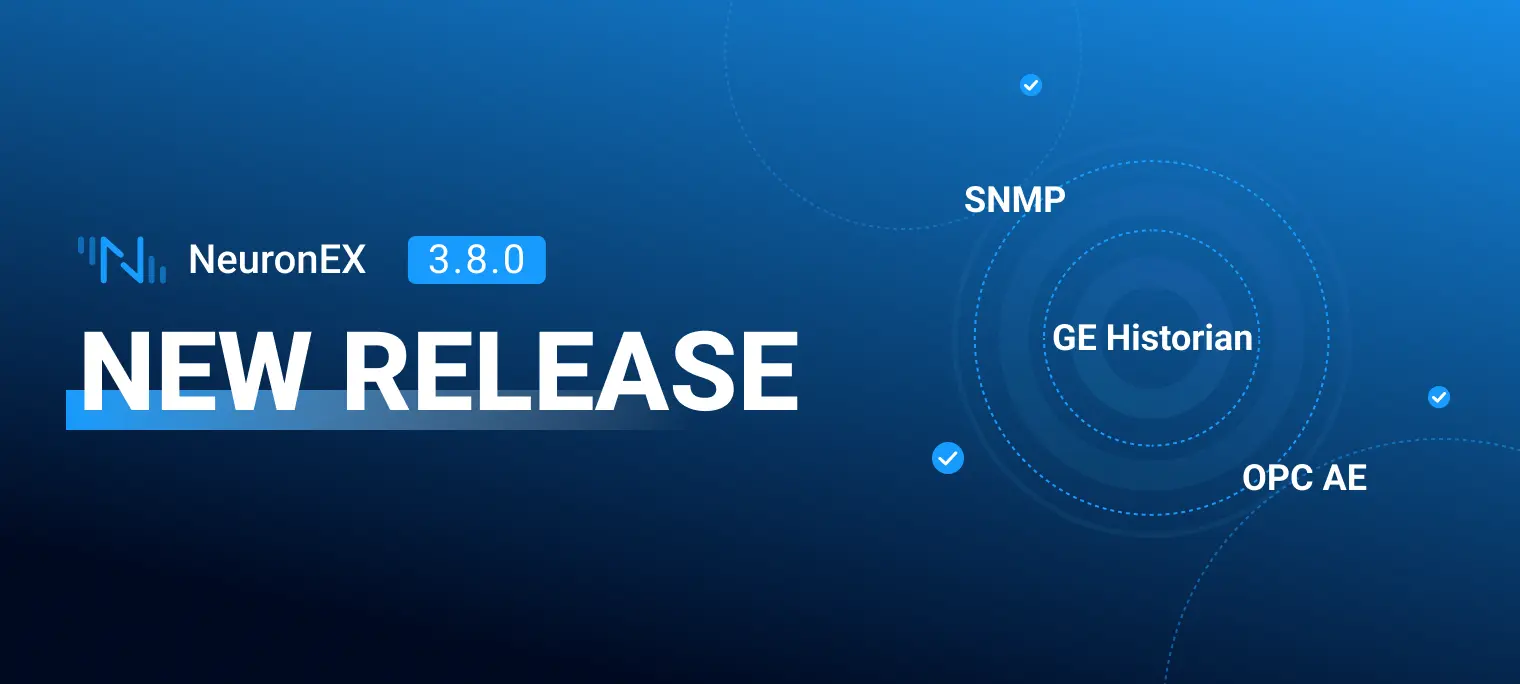 NeuronEX 3.8.0 发布:新增 SNMP 与 GE Historian 驱动,支持 AI 辅助的规则创建
