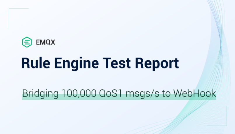 Rule Engine Test Report: Bridging 100,000 QoS1 msgs/s to WebHook