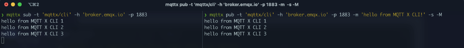 MQTTX CLI