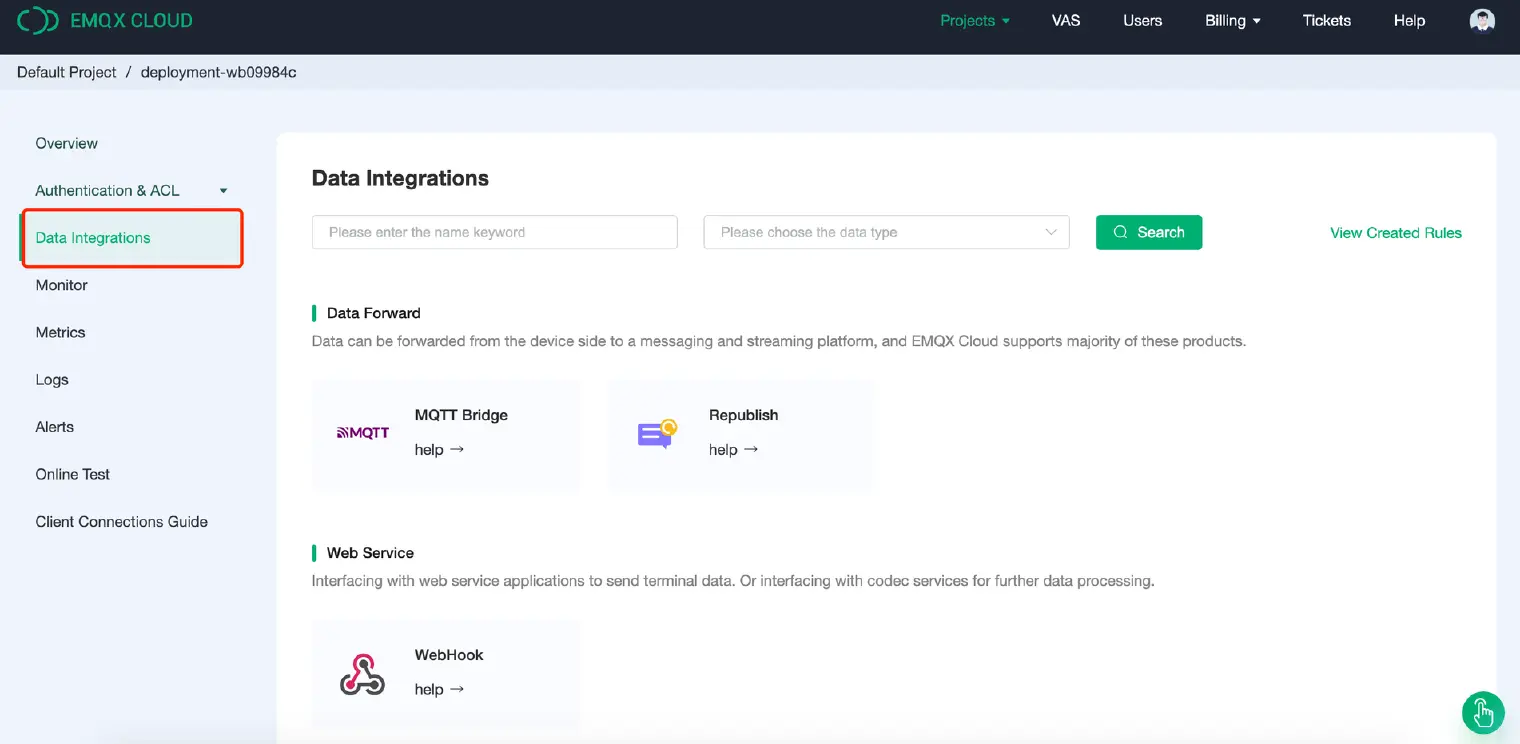 EMQX Cloud Integration