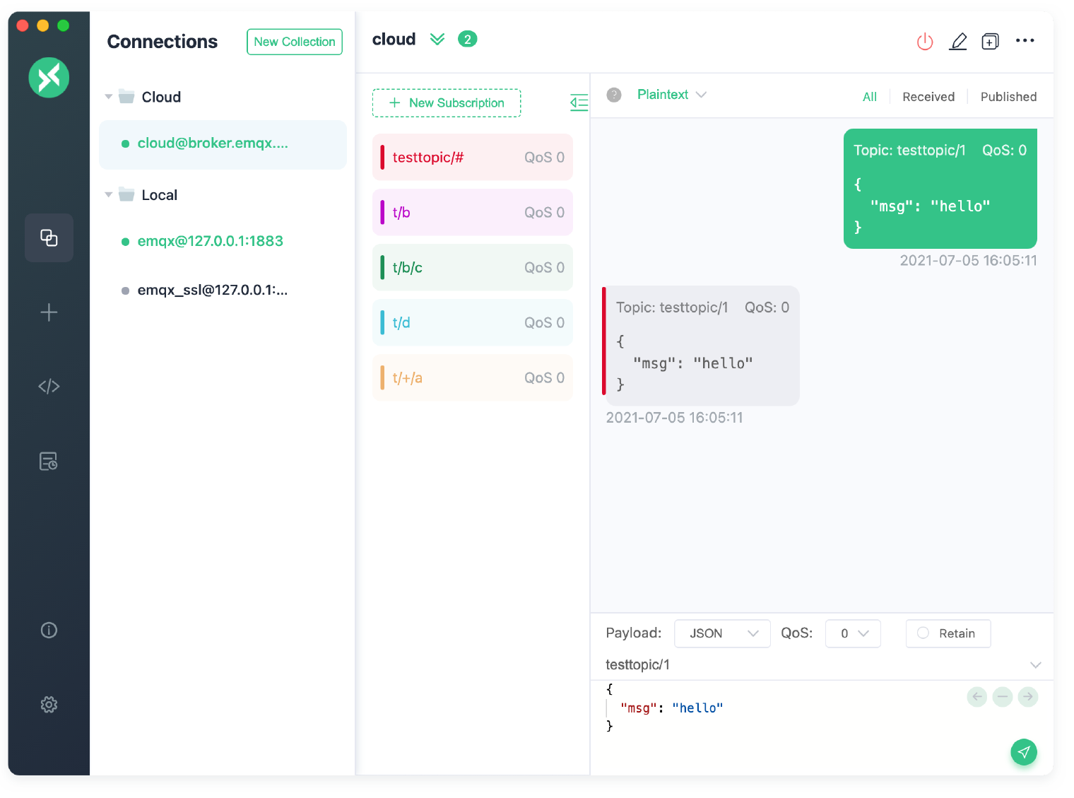 v1.7.0 interface overview