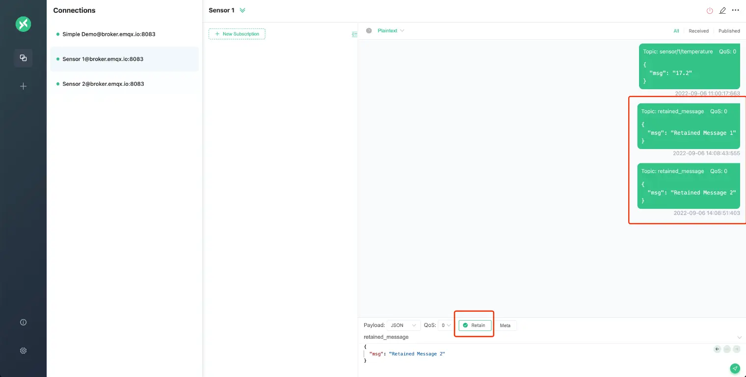 MQTT Retained Message