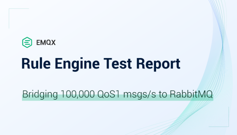 Rule Engine Test Report: Bridging 100,000 QoS1 msgs/s to RabbitMQ