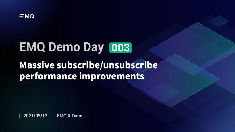 Massive subscribe/unsubscribe performance improvements
