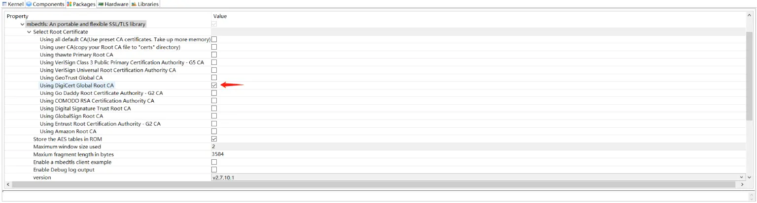 选择无证书 SSL 连接