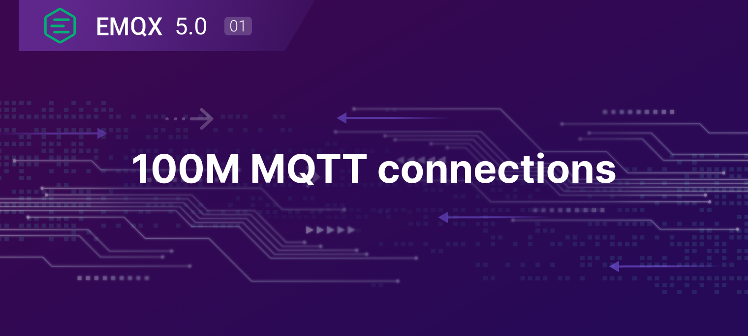 How EMQX under the new architecture of Mria + RLOG achieves 100M MQTT connections