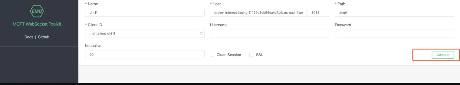 Create an MQTT connection