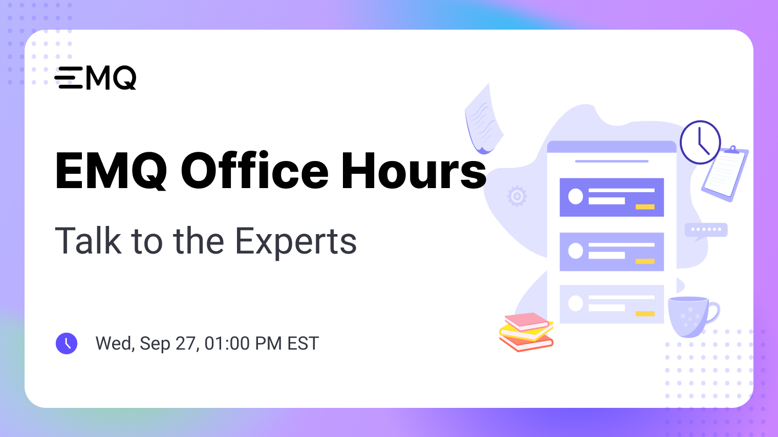 EMQ Office Hour - September 2023