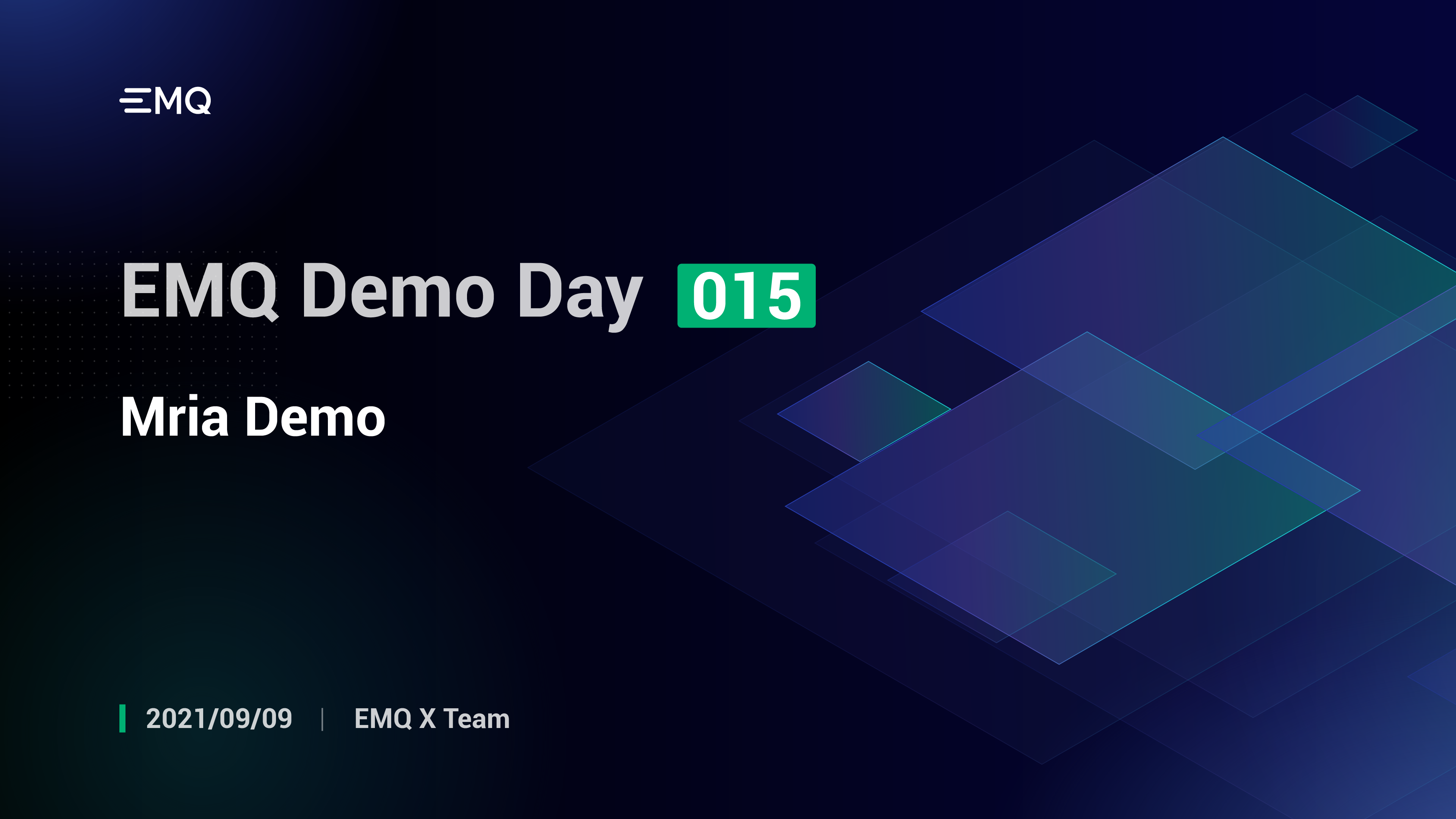 EMQX Open Source Project Demo: Mria Demo