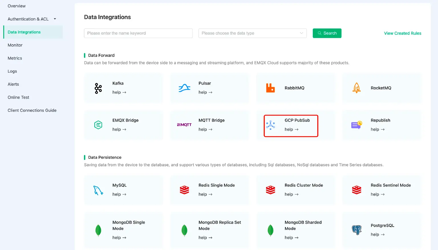 EMQX Cloud 控制台