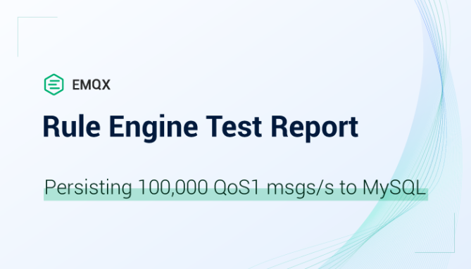 Rule Engine Test Report: Persisting 100,000 QoS1 msgs/s to MySQL