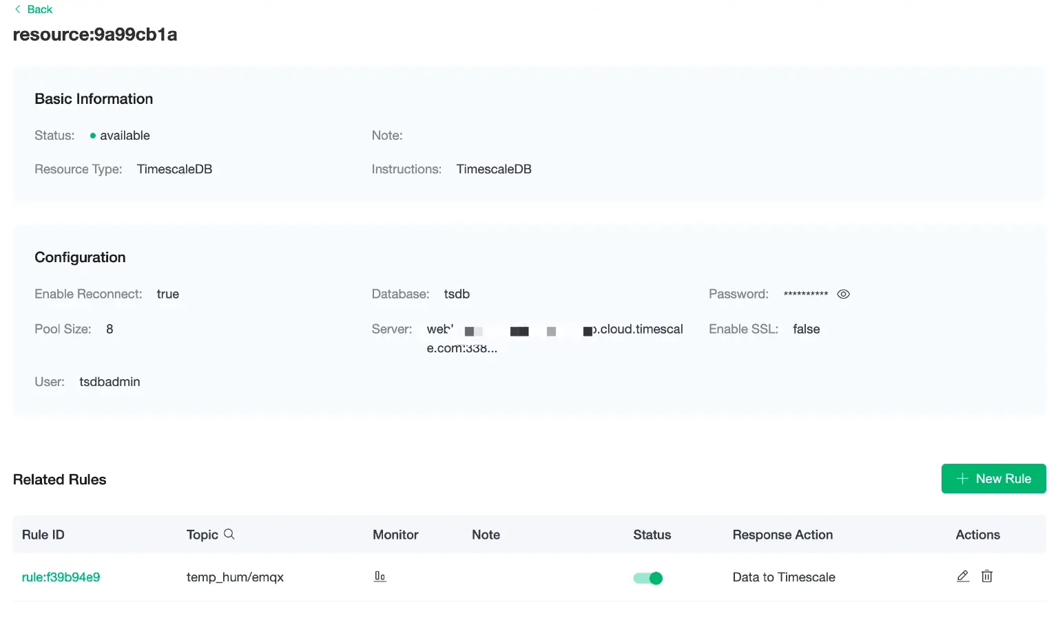 View Resource Detail