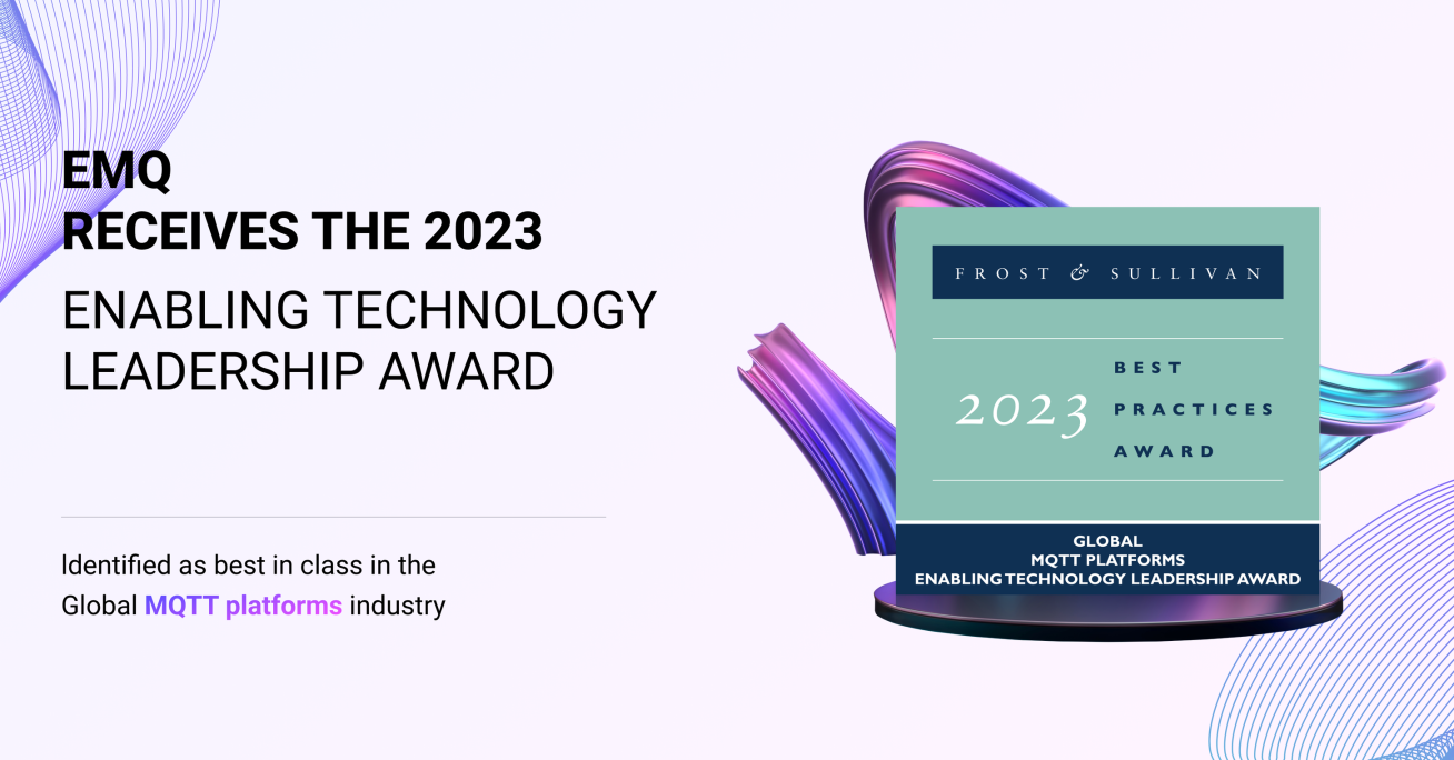 EMQ Earns Frost & Sullivan's 2023 Global Enabling Technology Leadership Award for MQTT Platforms