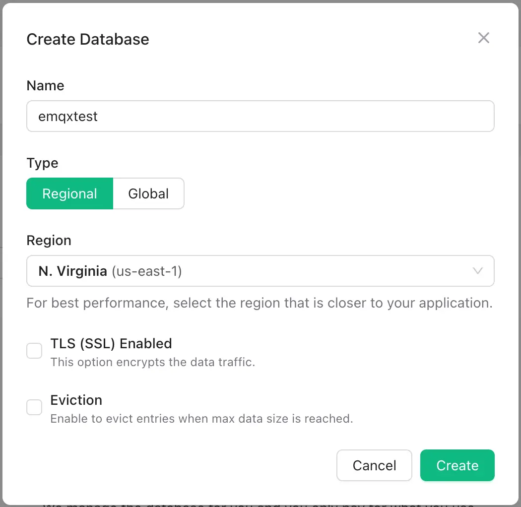 Create Database