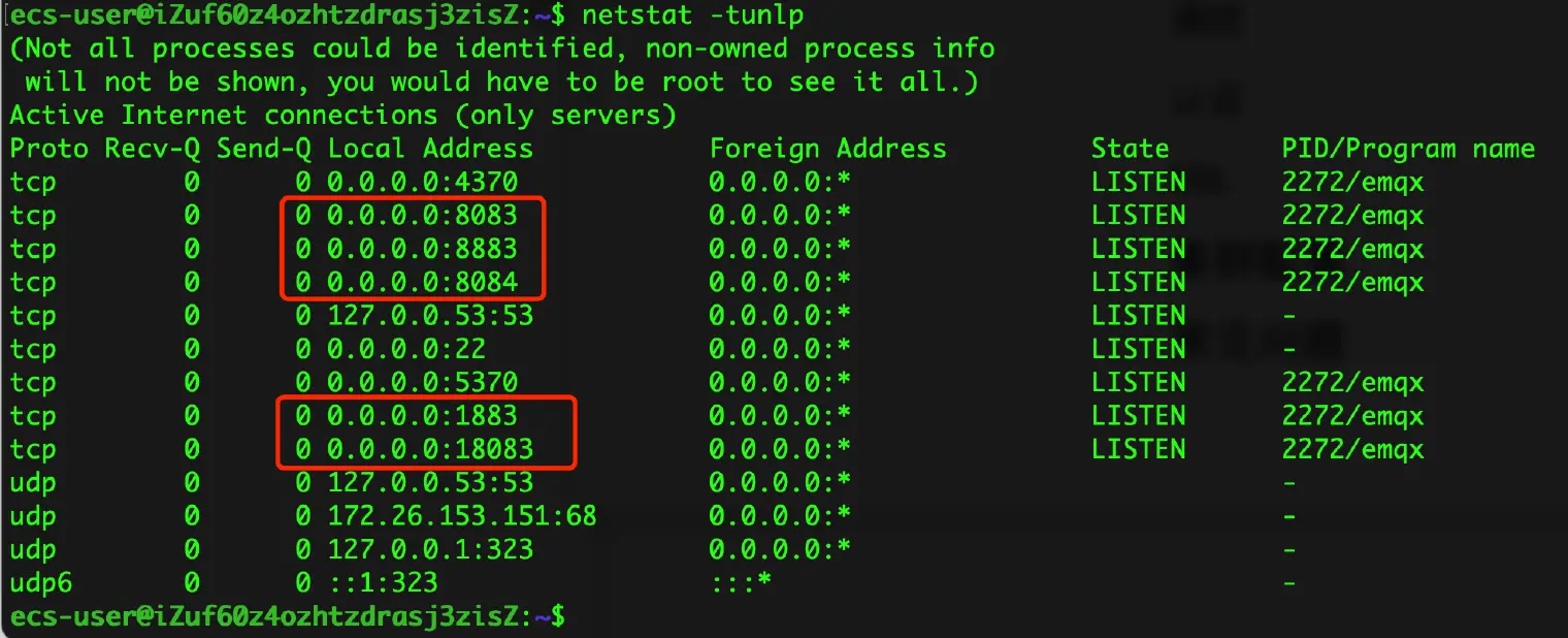 MQTT 服务器端口