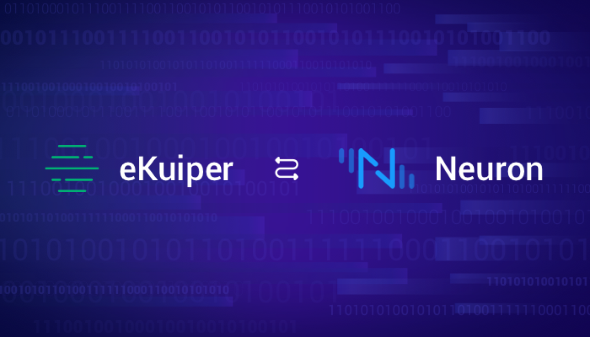 Neuron+eKuiper 实现工业物联网数据采集、清理与反控