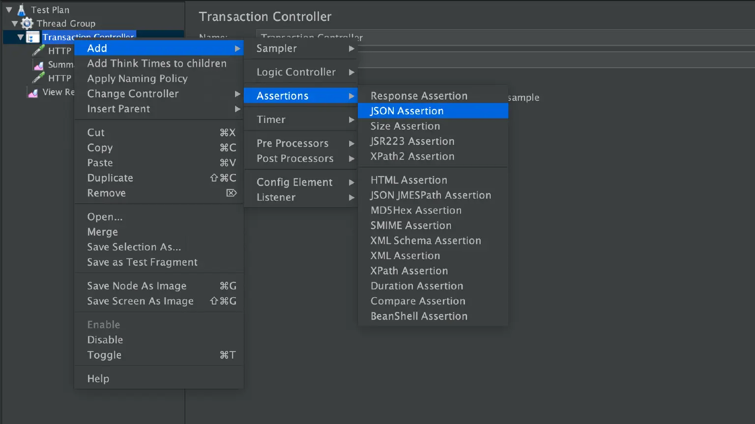 JMeter JSON Assertion