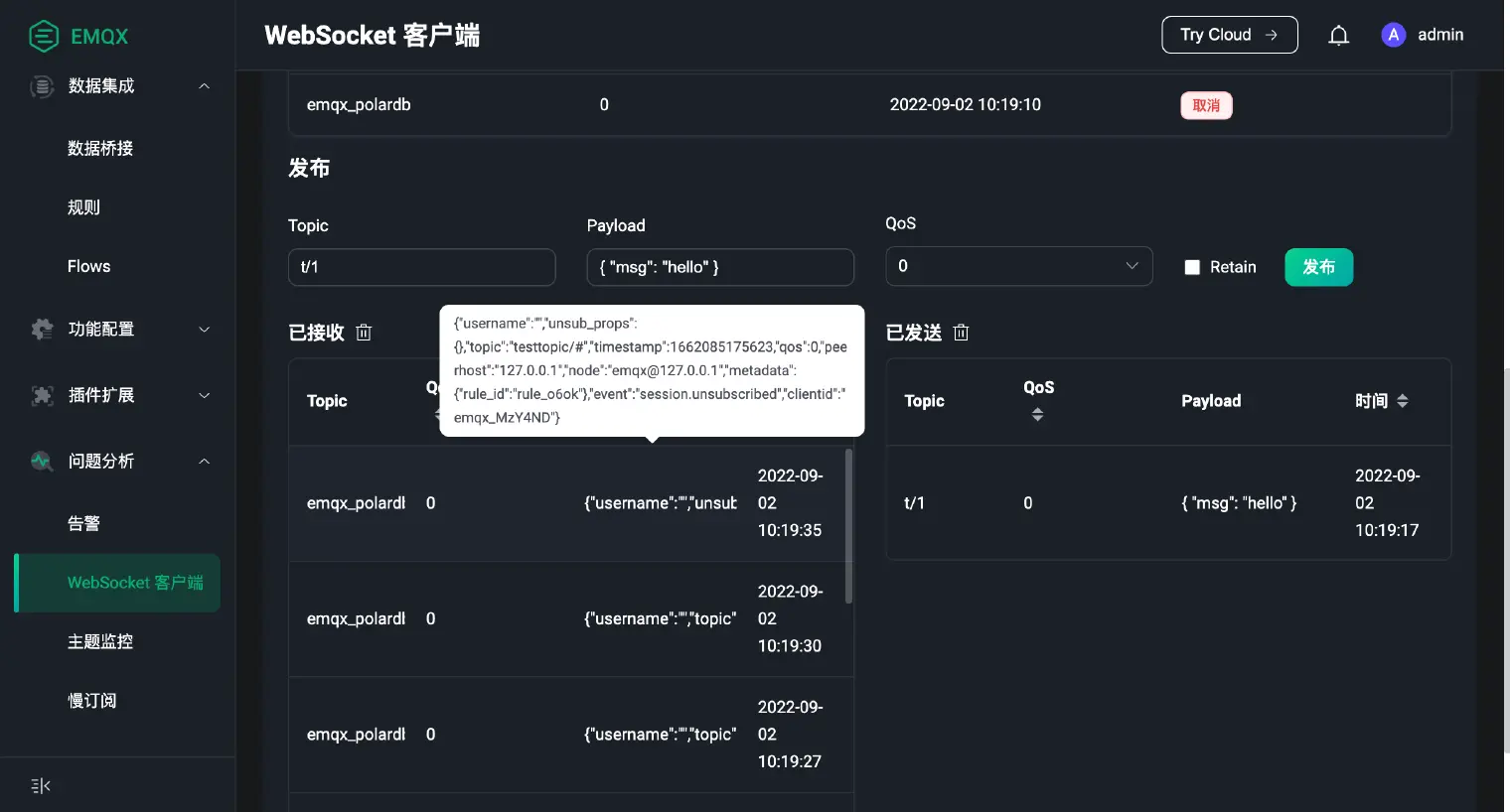 MQTT WebSocket