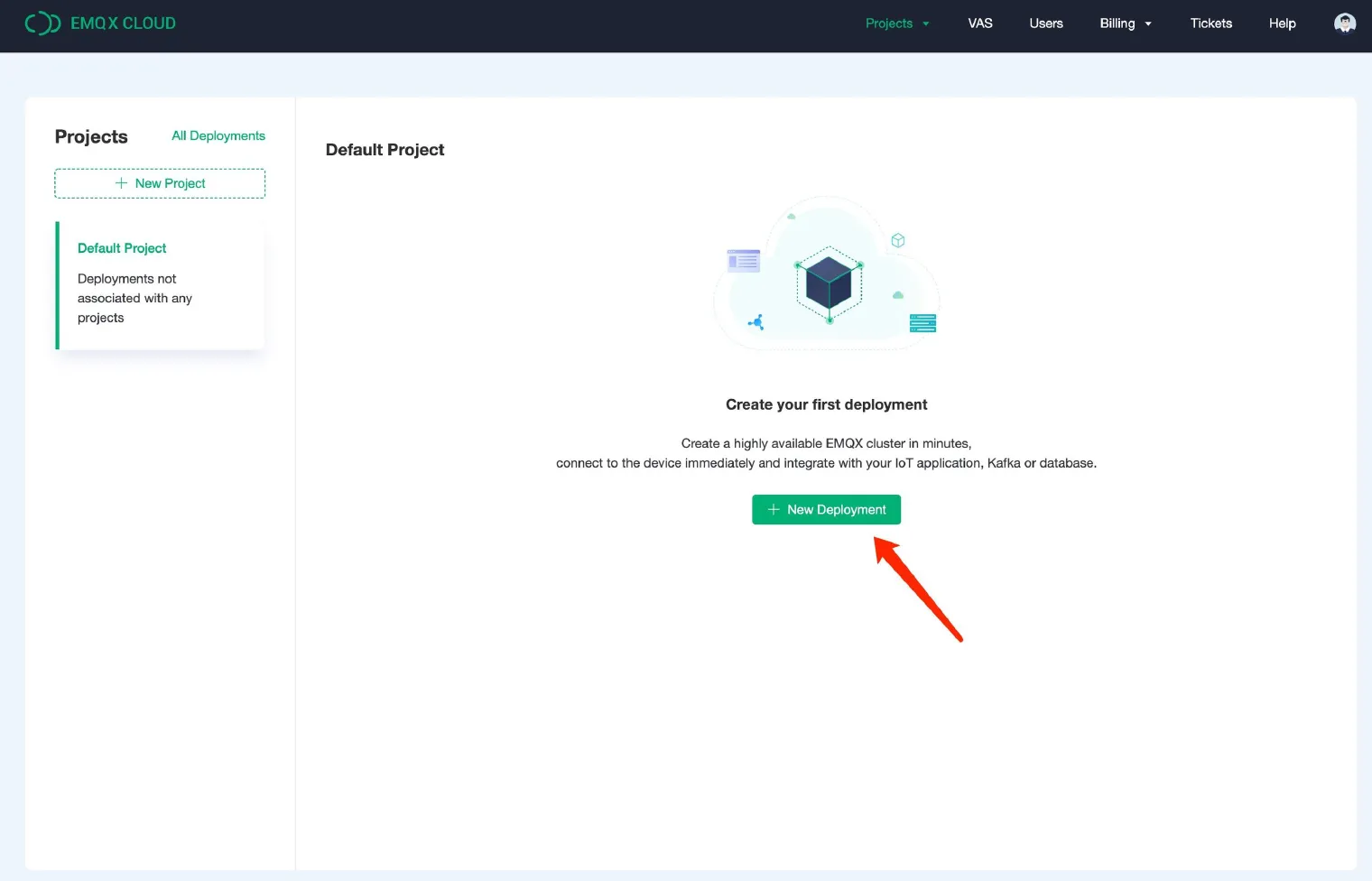 Create an MQTT instance on EMQX Cloud