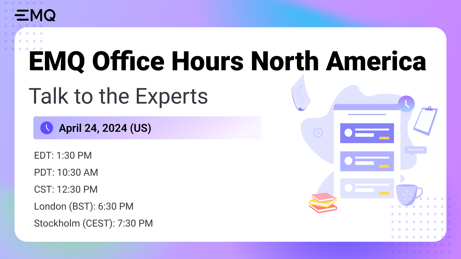 EMQ Office Hour - April 2024
